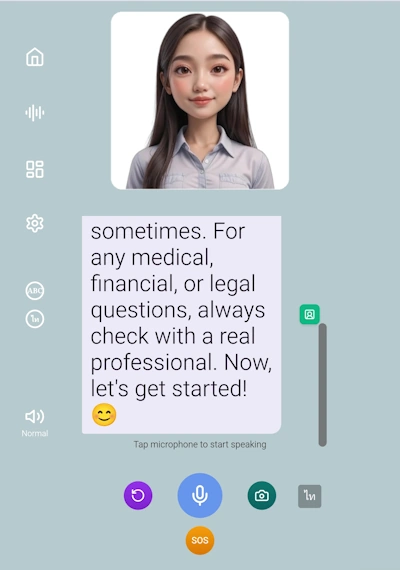 ChitrChat voice chat mode interface